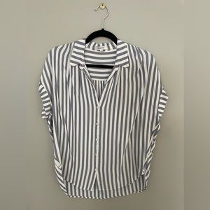Madewell striped button up
